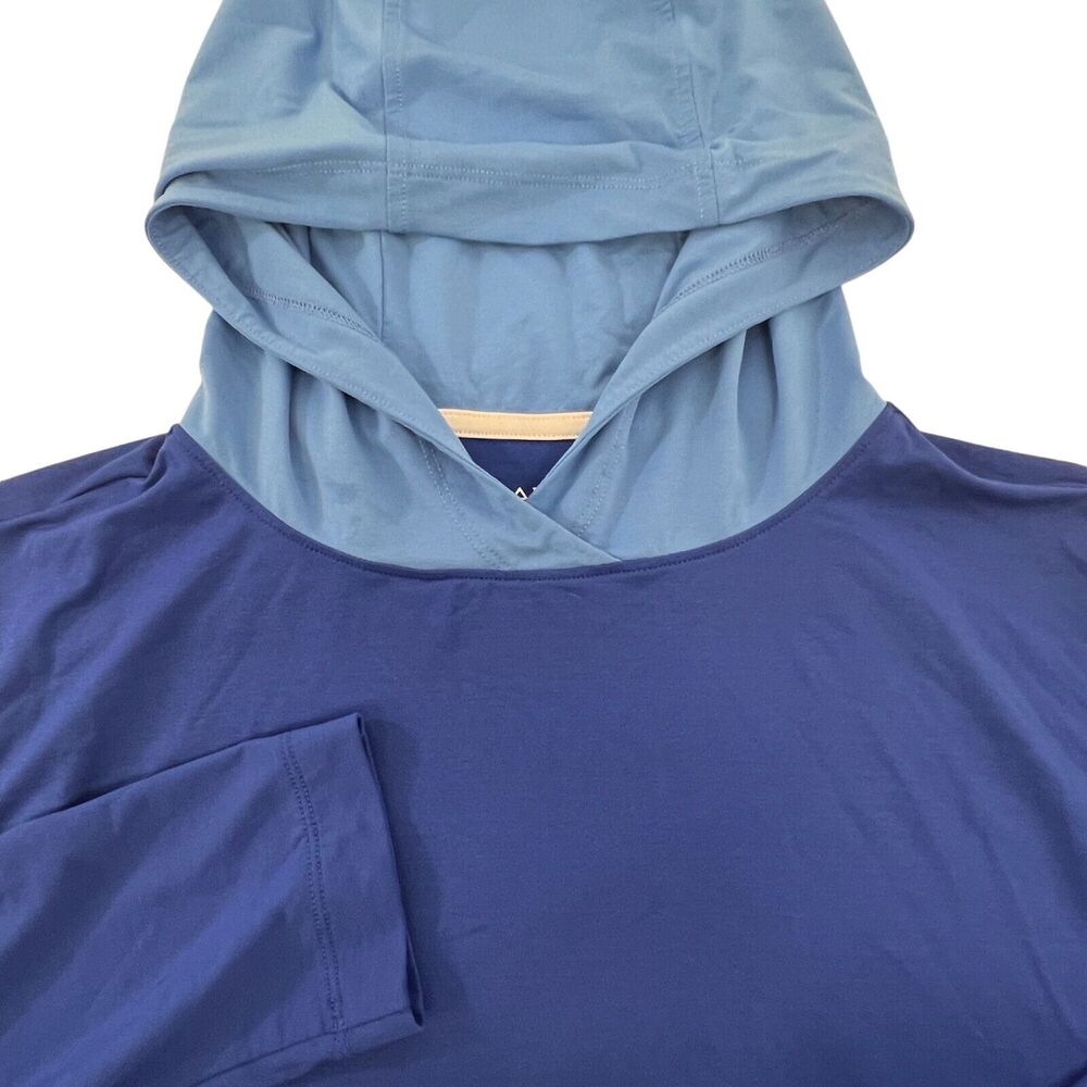 Draddy Sport Blue Hooded Long Sleeve Golf  Pullover Fall Invitational‎ M